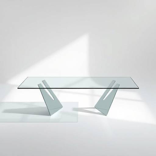 Mesa de centro de vidro temperado